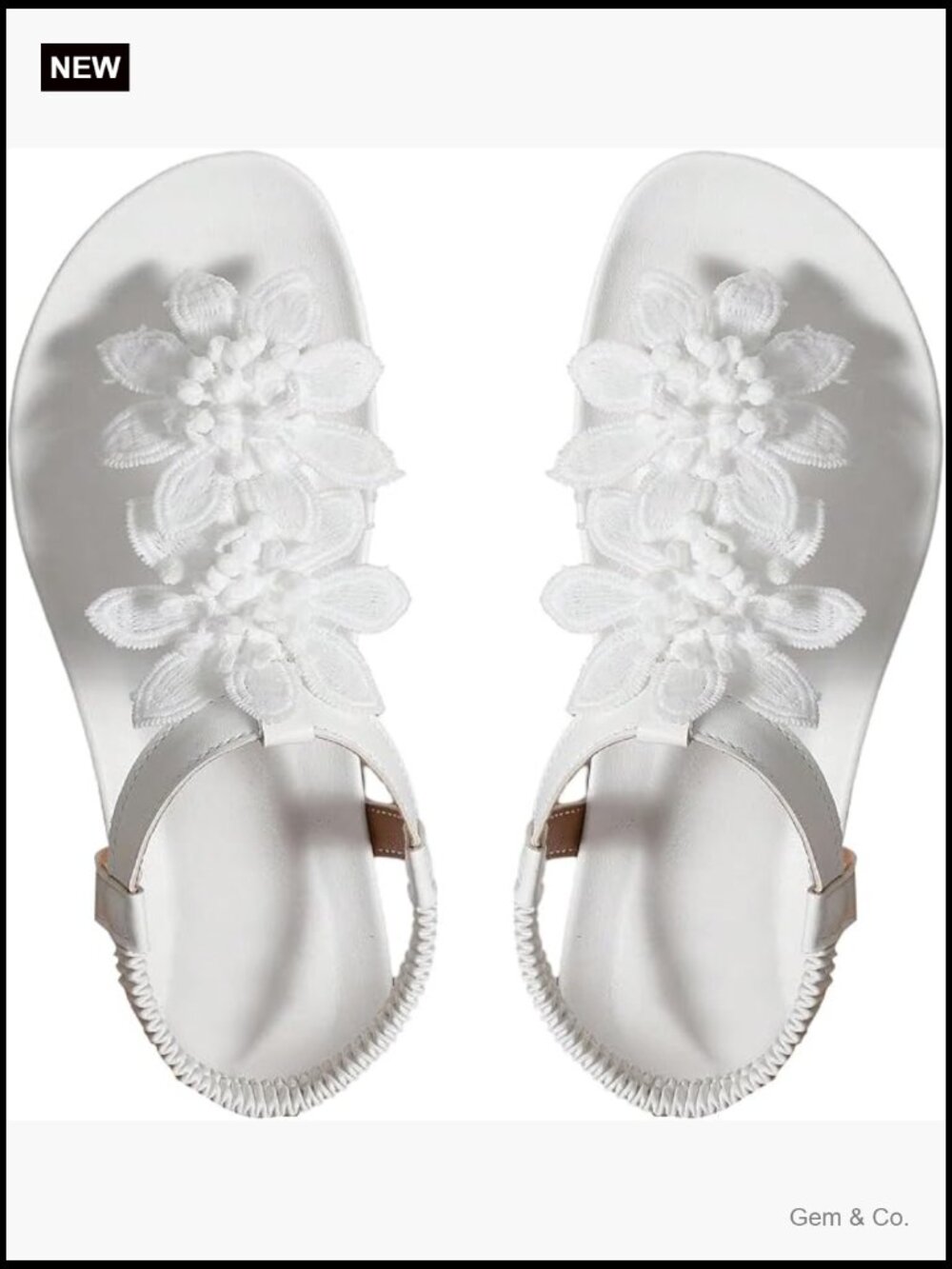 Women's Flat Sandals with Ankle Strap, Open Toe, Glittery, Comfortable for
